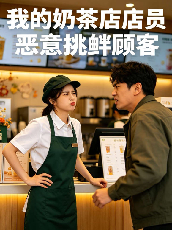 我的奶茶店店员恶意挑衅顾客