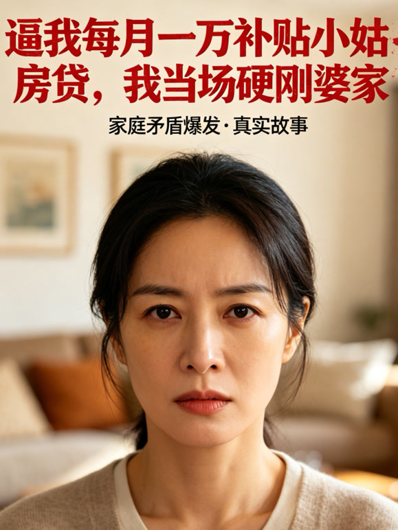 逼我每月一万补贴小姑房贷，我当场硬刚婆家
