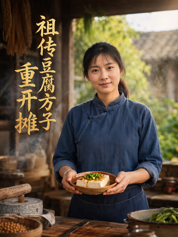 祖传豆腐方子重开摊