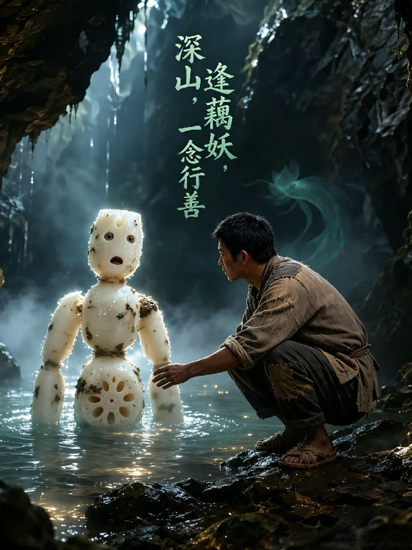 深山逢藕妖，一念行善