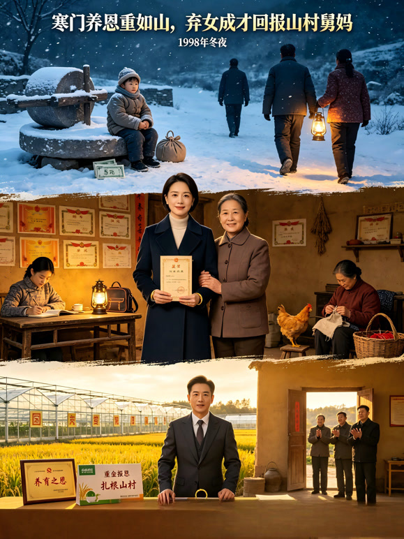 寒门养恩重如山，弃女成才回报山村舅妈