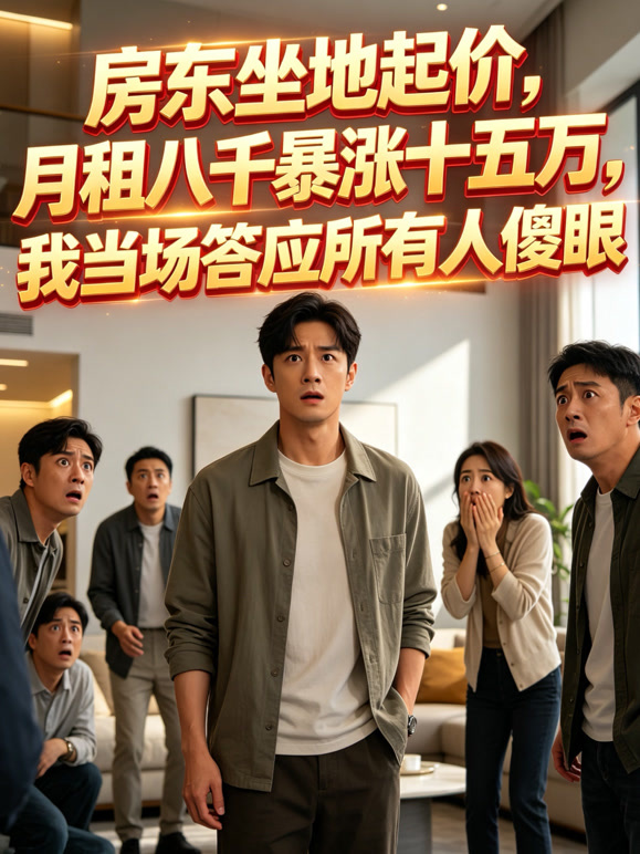 房东坐地起价，月租八千暴涨十五万，我当场答应所有人傻眼