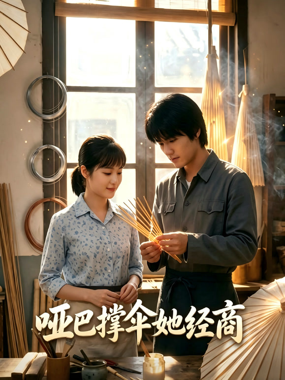 哑巴撑伞她经商