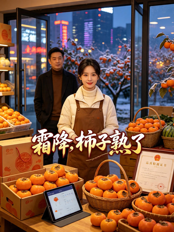 霜降，柿子熟了