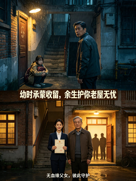 幼时承蒙收留，余生护你老屋无忧