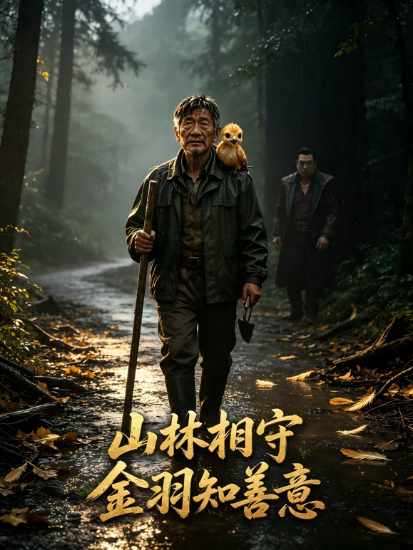 山林相守金羽知善意