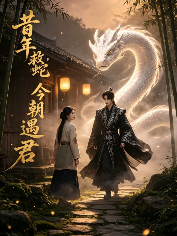 昔年救蛇，今朝遇君