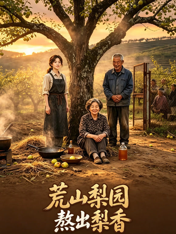 荒山梨园熬出梨香