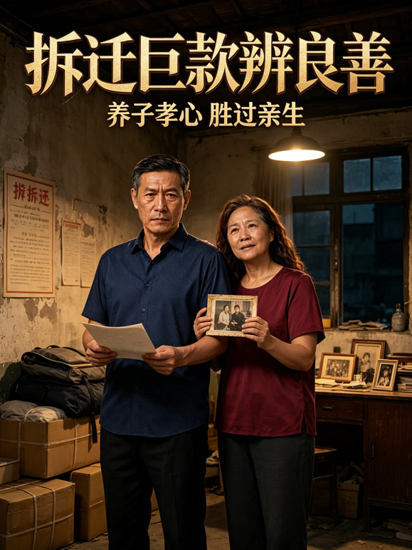 拆迁巨款辨良善，养子孝心胜过亲生