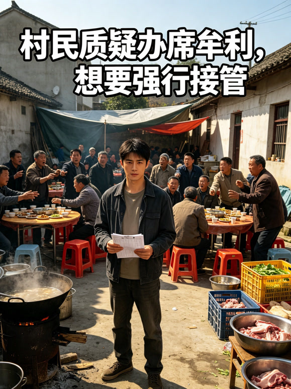 村民质疑办席牟利，想要强行接管