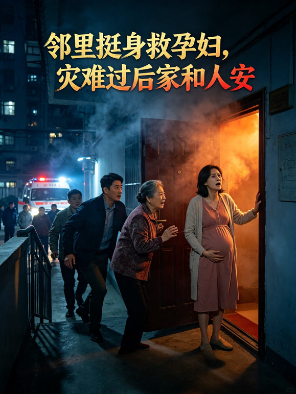 邻里挺身救孕妇，灾难过后家和人安