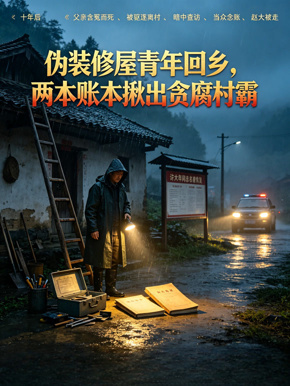 伪装修屋青年回乡，两本账本揪出贪腐村霸