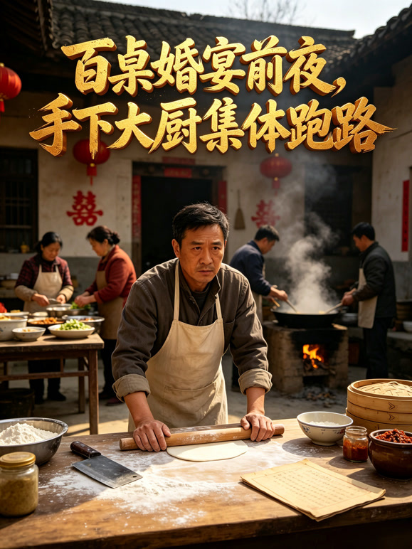 百桌婚宴前夜，手下大厨集体跑路