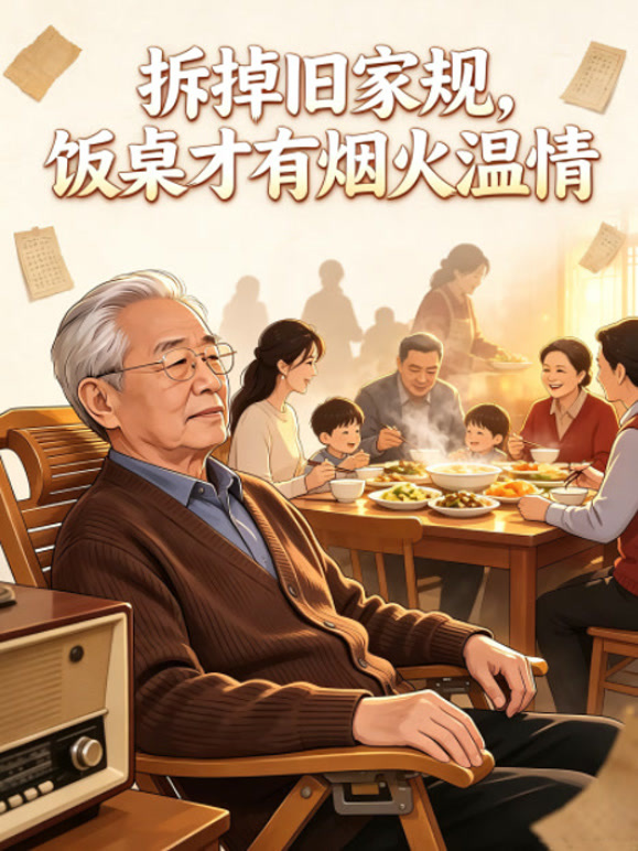 拆掉旧家规，饭桌才有烟火温情