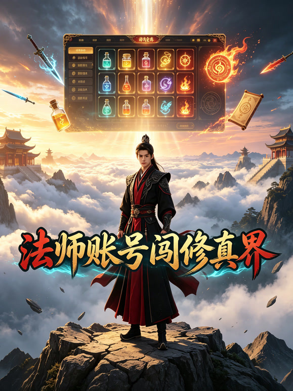 法师账号闯修真界