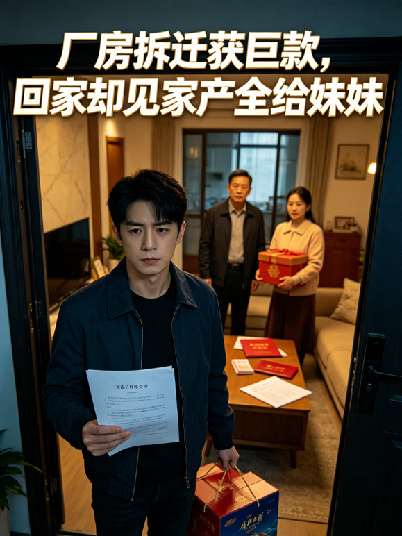 厂房拆迁获巨款，回家却见家产全给妹妹