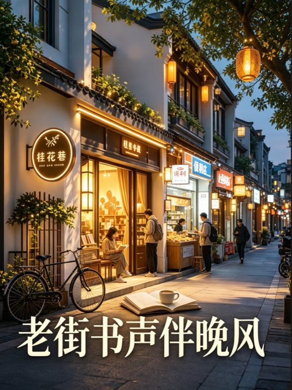 老街书声伴晚风