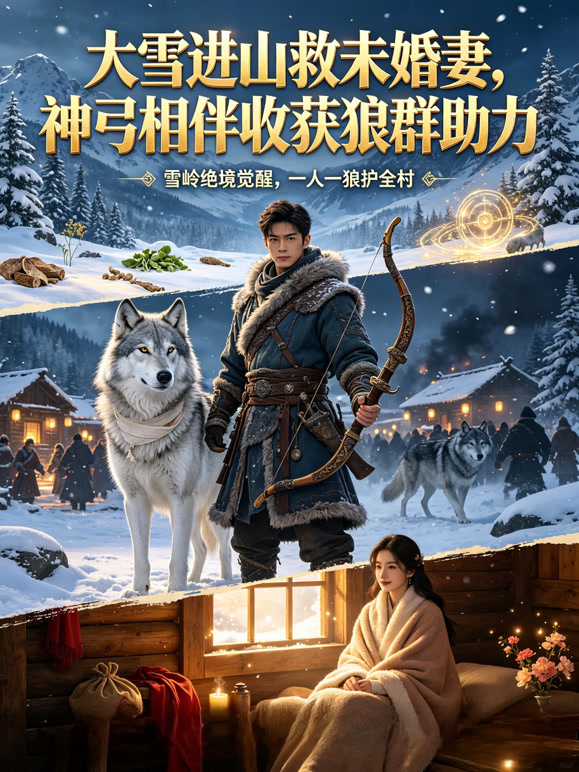 大雪进山救未婚妻，神弓相伴收获狼群助力