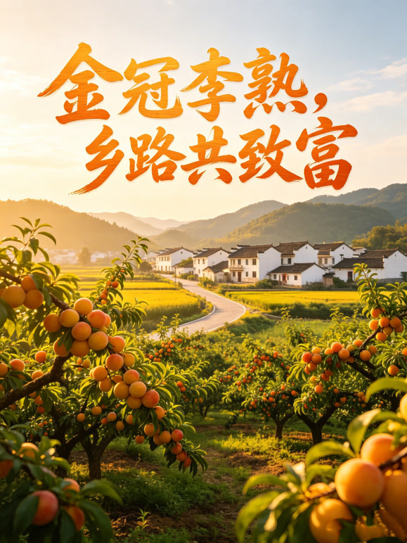 金冠李熟，乡路共致富