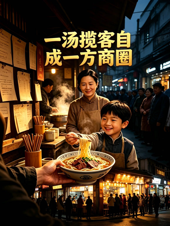 一汤揽客自成一方商圈