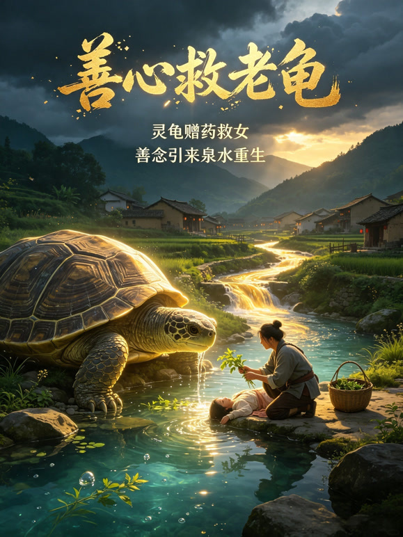 善心救老龟