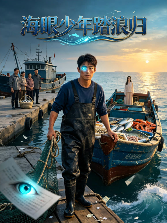 海眼少年踏浪归