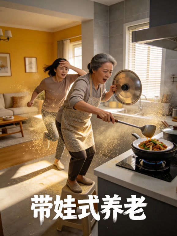 带娃式养老
