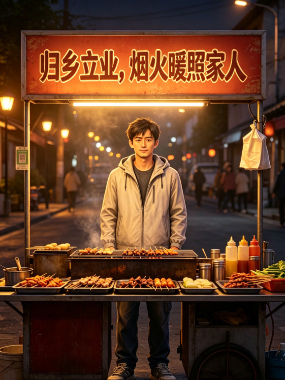 归乡立业，烟火暖照家人