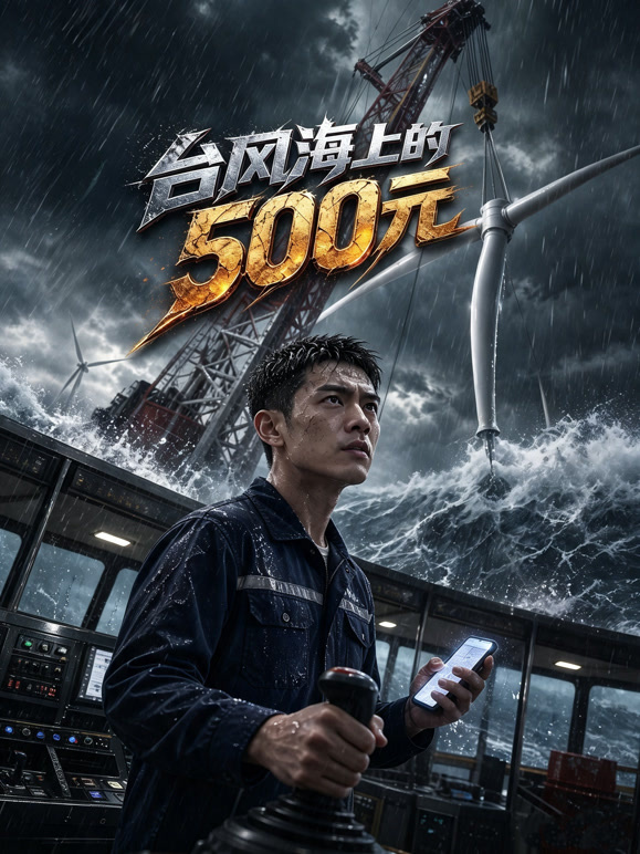 台风海上的500元