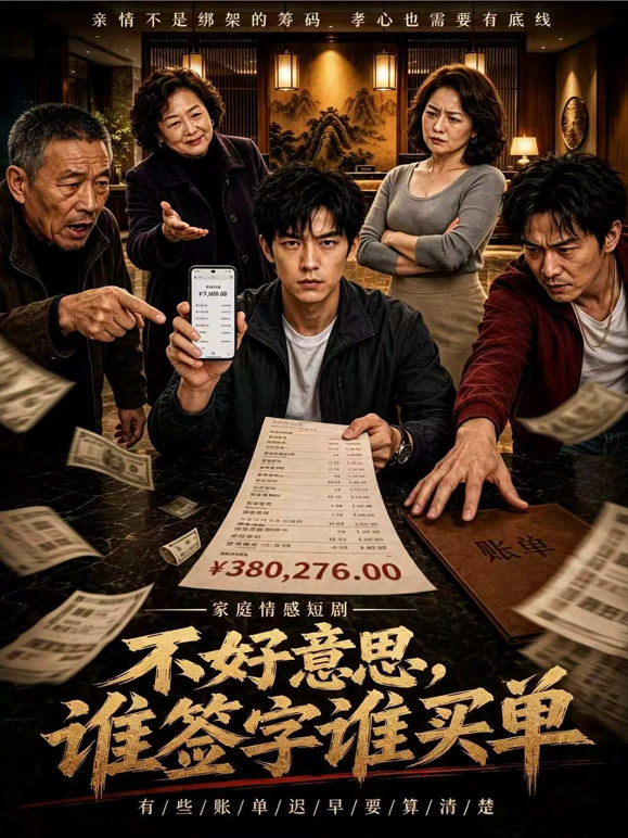 不好意思，谁签字谁买单