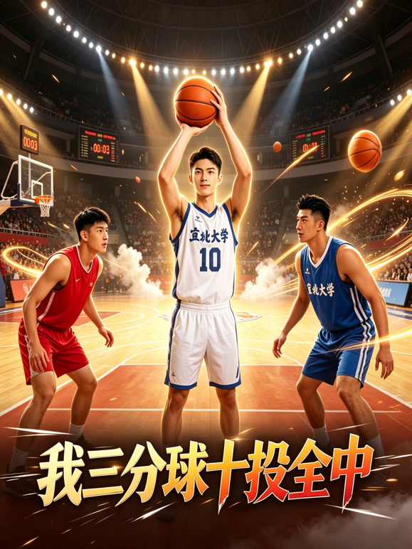 我三分球十投全中