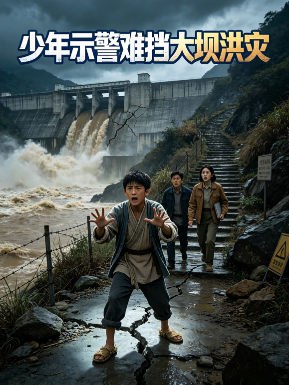 少年示警难挡大坝洪灾