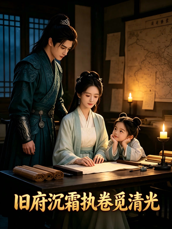 旧府沉霜执卷觅清光