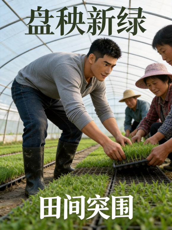 盘秧新绿