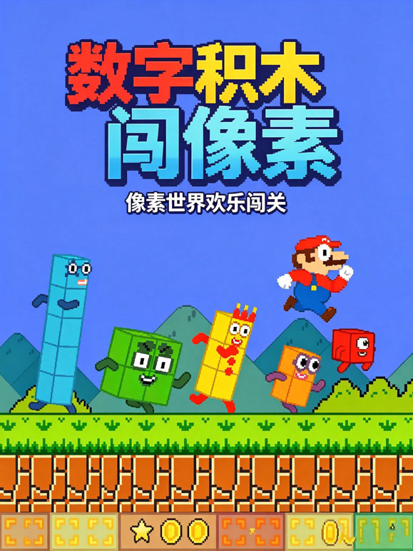 数字积木闯像素
