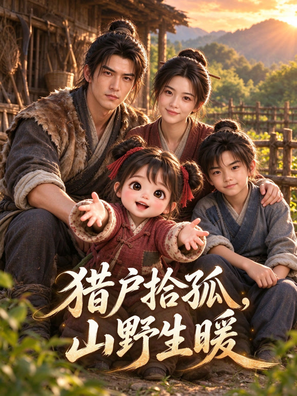 猎户拾孤，山野生暖