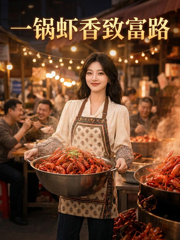 一锅虾香致富路