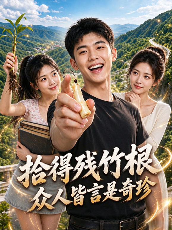 拾得残竹根，众人皆言是奇珍