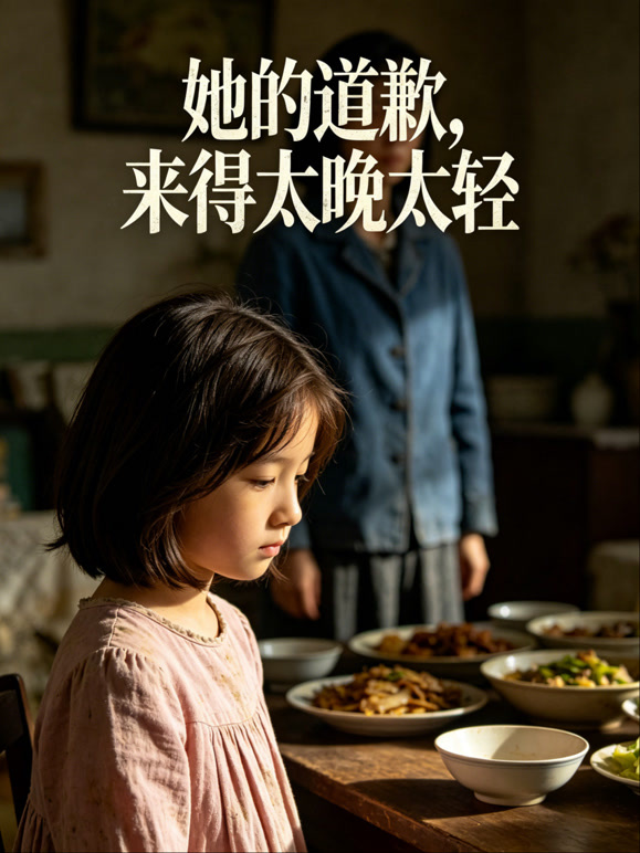 她的道歉，来得太晚太轻