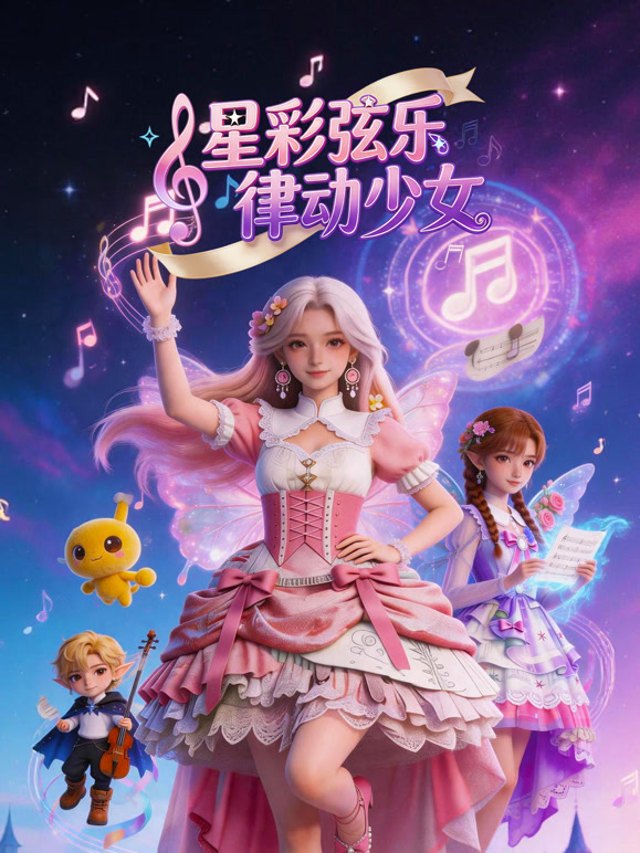 星彩弦乐律动少女