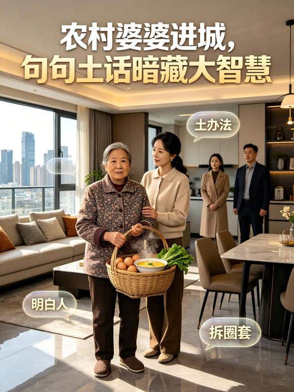 农村婆婆进城，句句土话暗藏大智慧