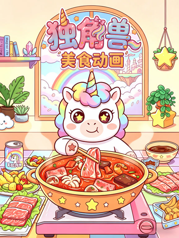 独角兽美食动画