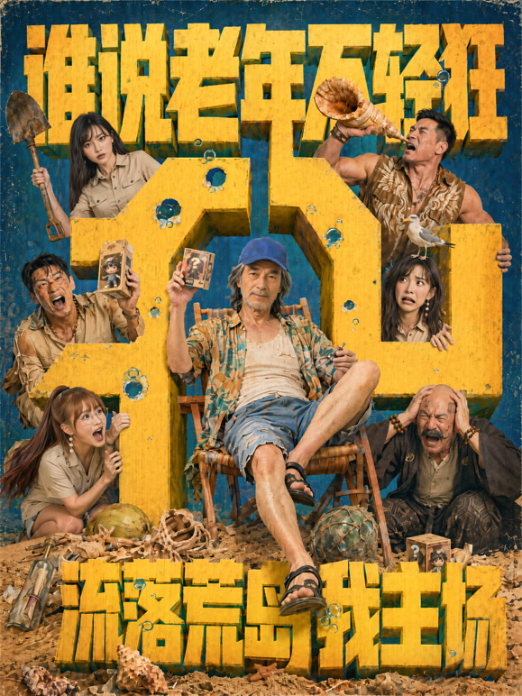 谁说老年不轻狂 流落荒岛我主场
