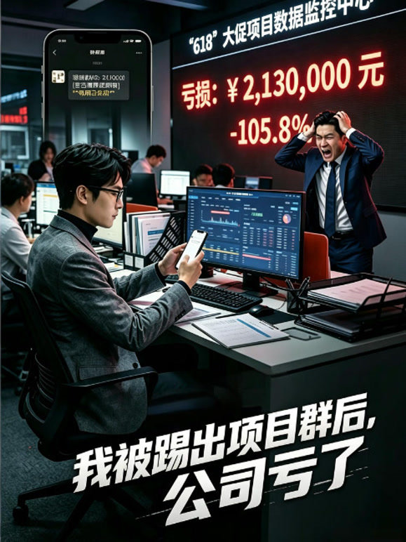 我被踢出项目群后，公司亏疯了
