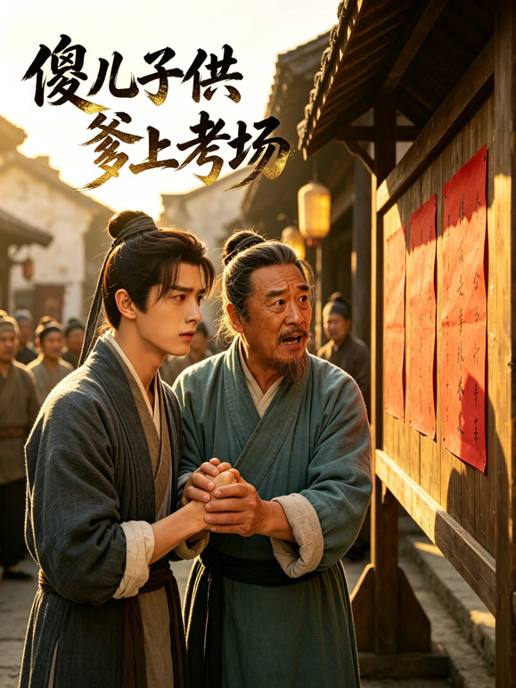 傻儿子供爹上考场