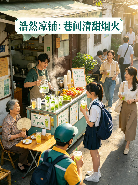 浩然凉铺：巷间清甜烟火