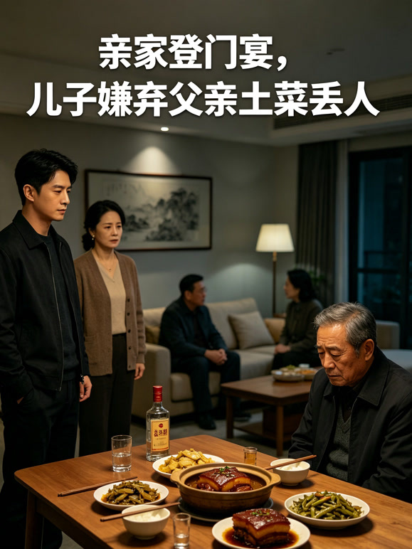 亲家登门宴，儿子嫌弃父亲土菜丢人