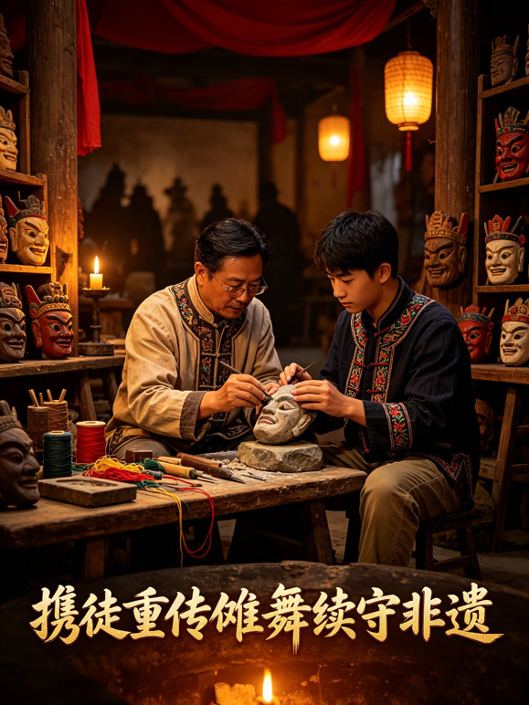 携徒重传傩舞续守非遗