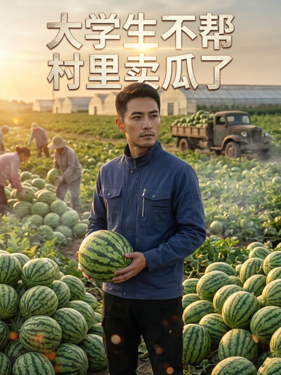 大学生不帮村里卖瓜了