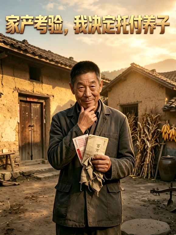 家产考验，我决定托付养子